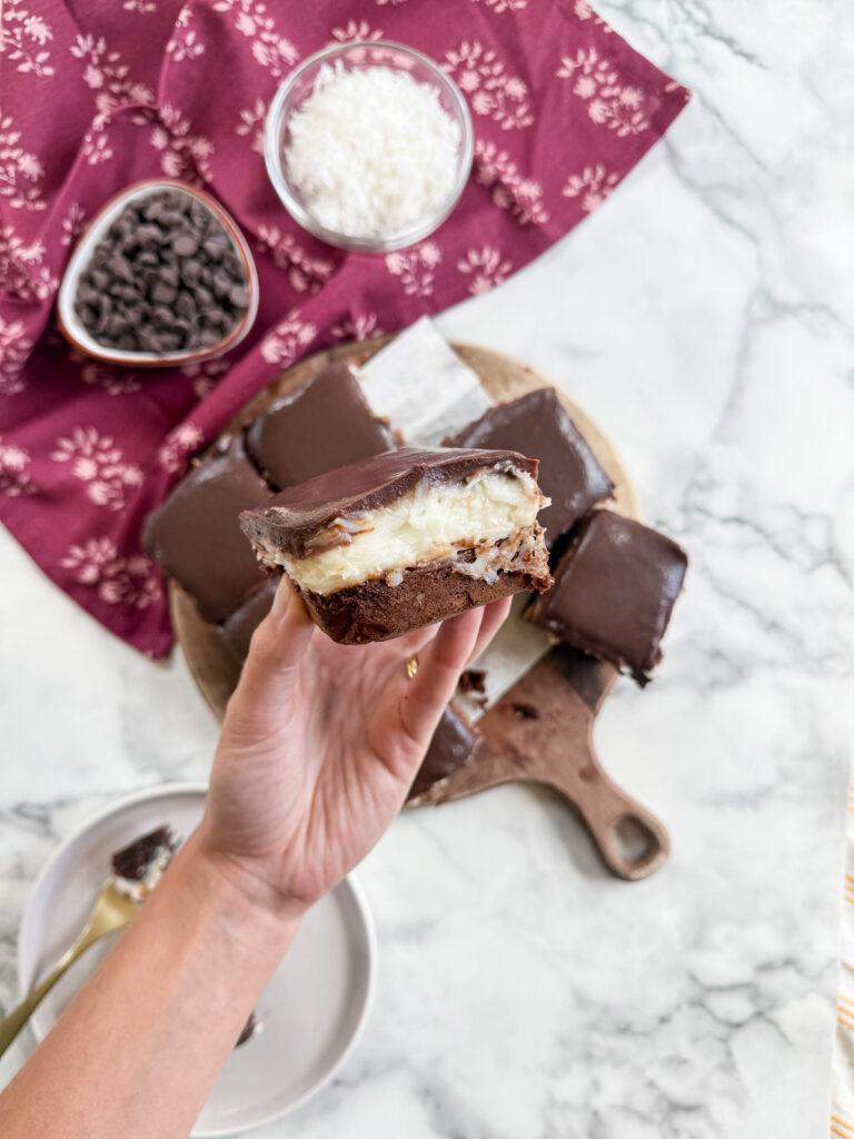 Coconut Cream Brownies.