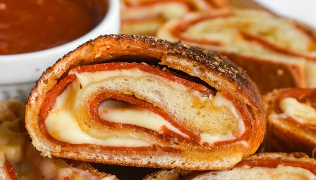 FAMILY STYLE PEPPERONI STROMBOLI.