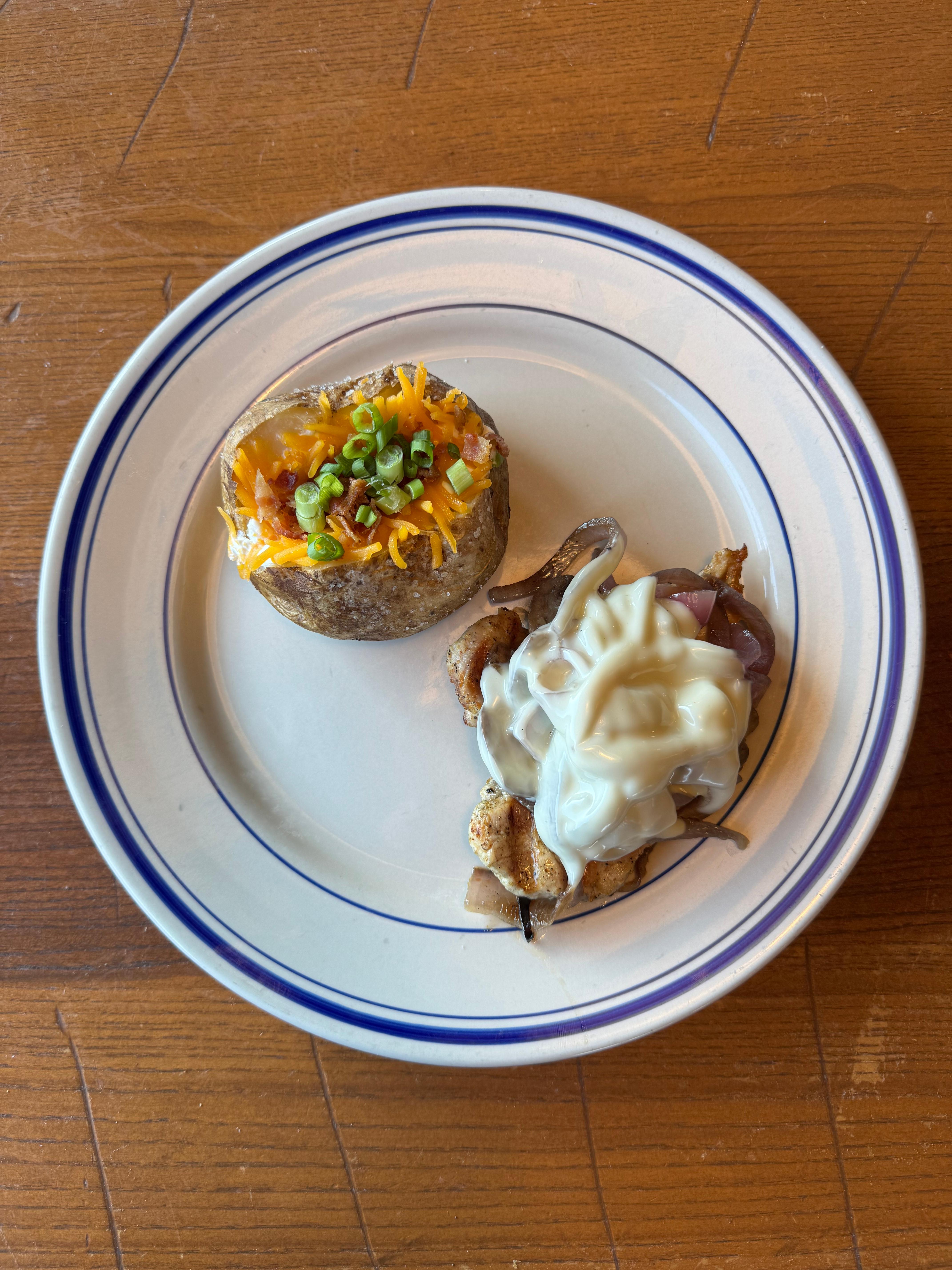 Chicken Smothered.