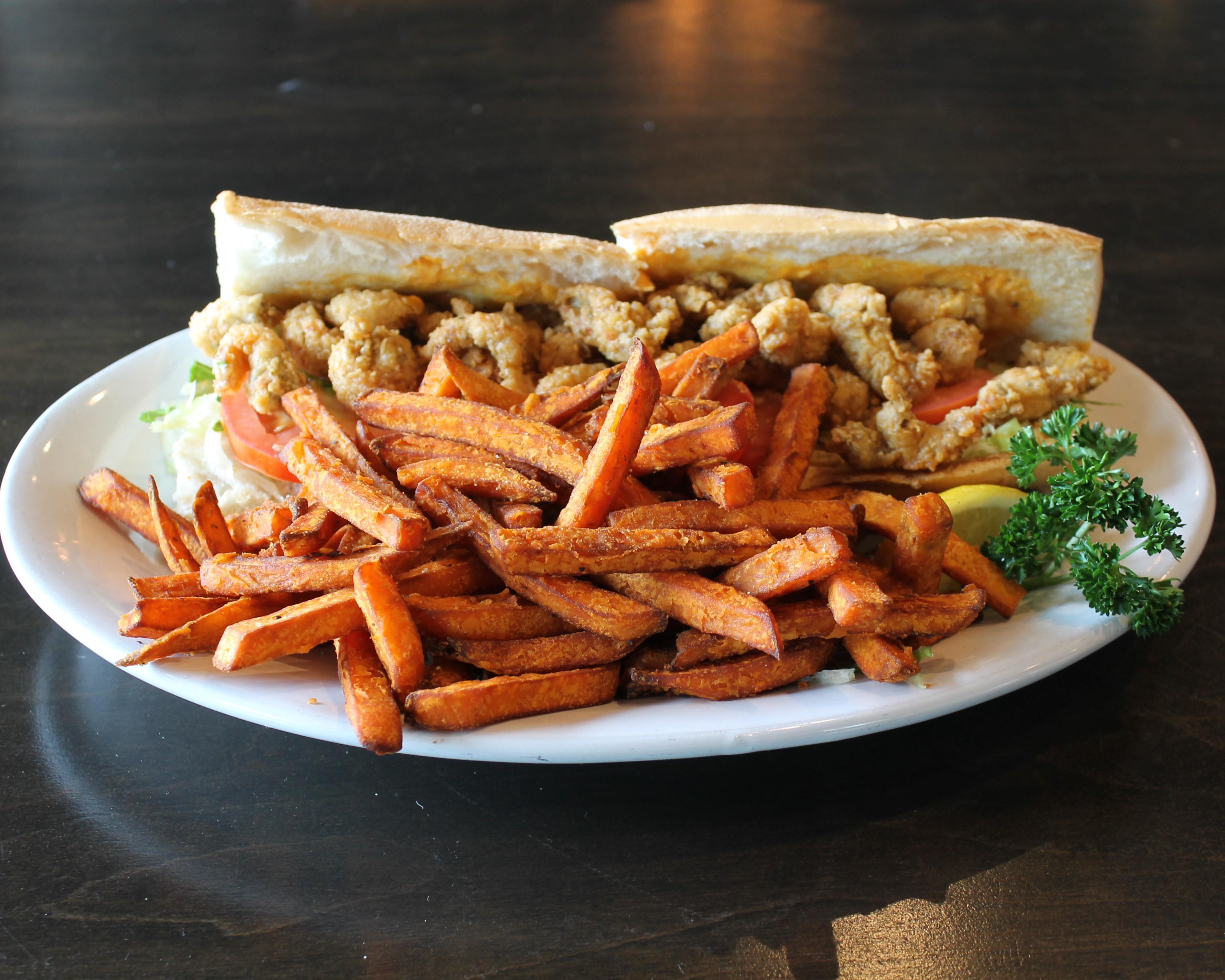 Crawfish Po'boy.