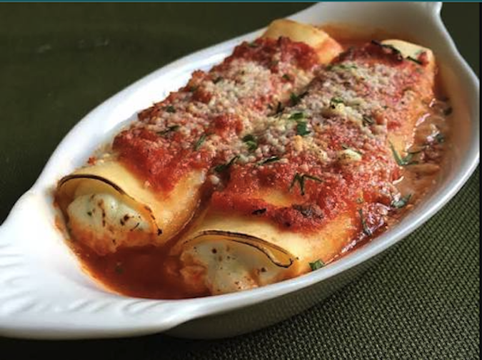 Manicotti.