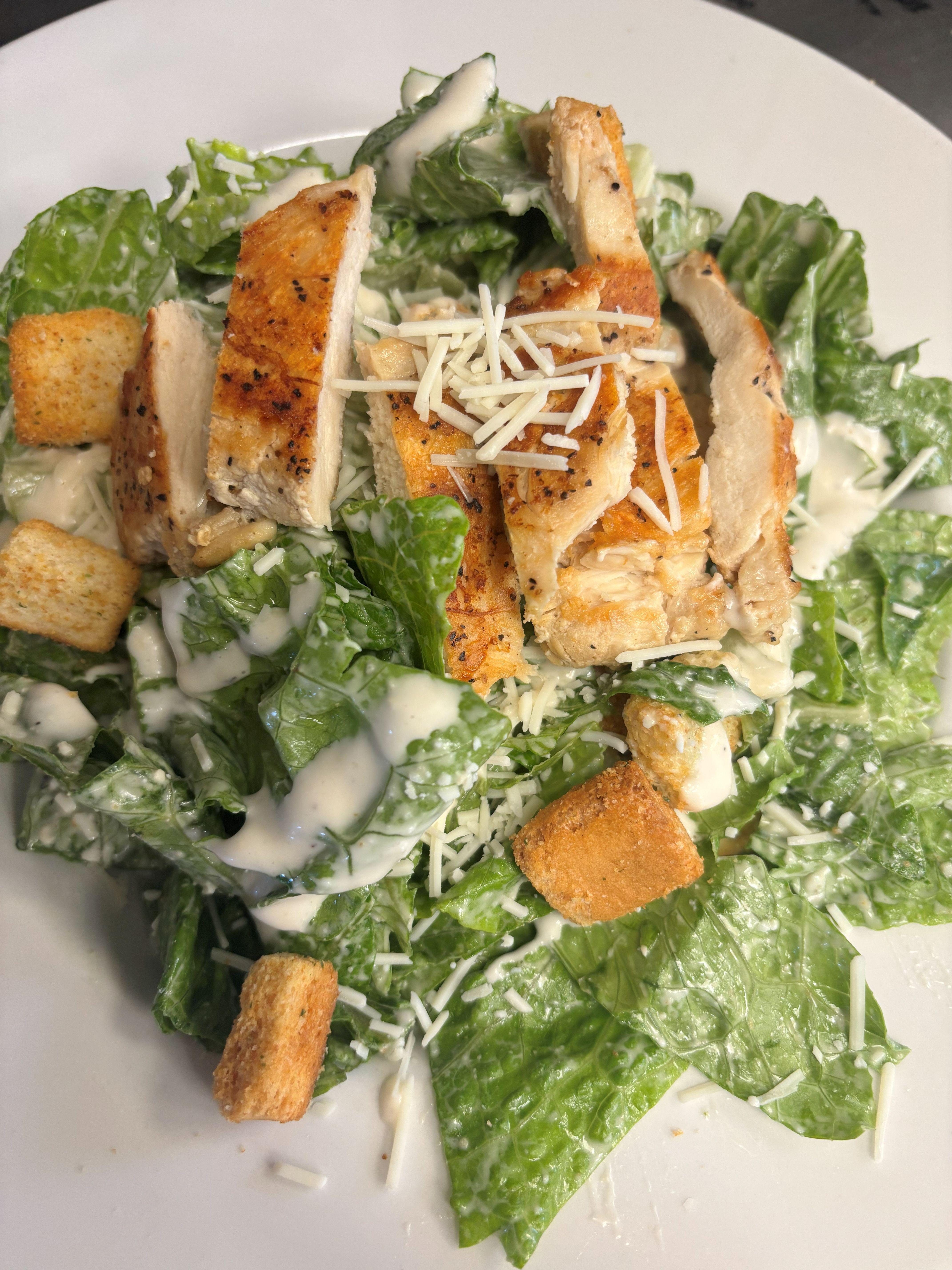 Chicken Caesar Salad.