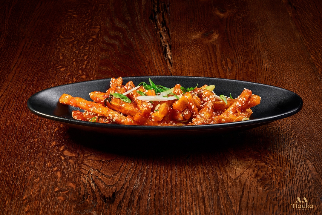 Sweet Chili Potatoes.