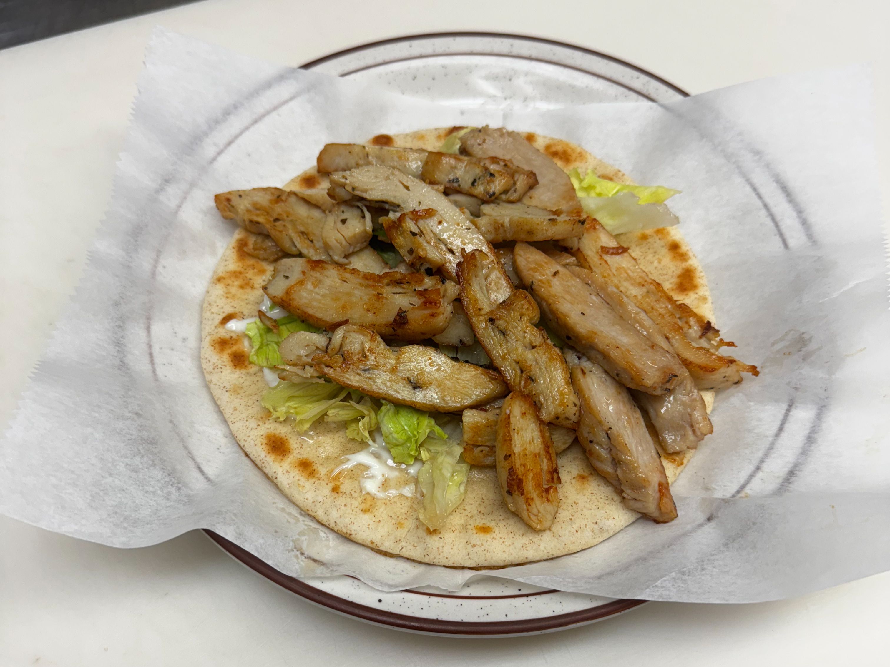 Grilled Chicken Pita.