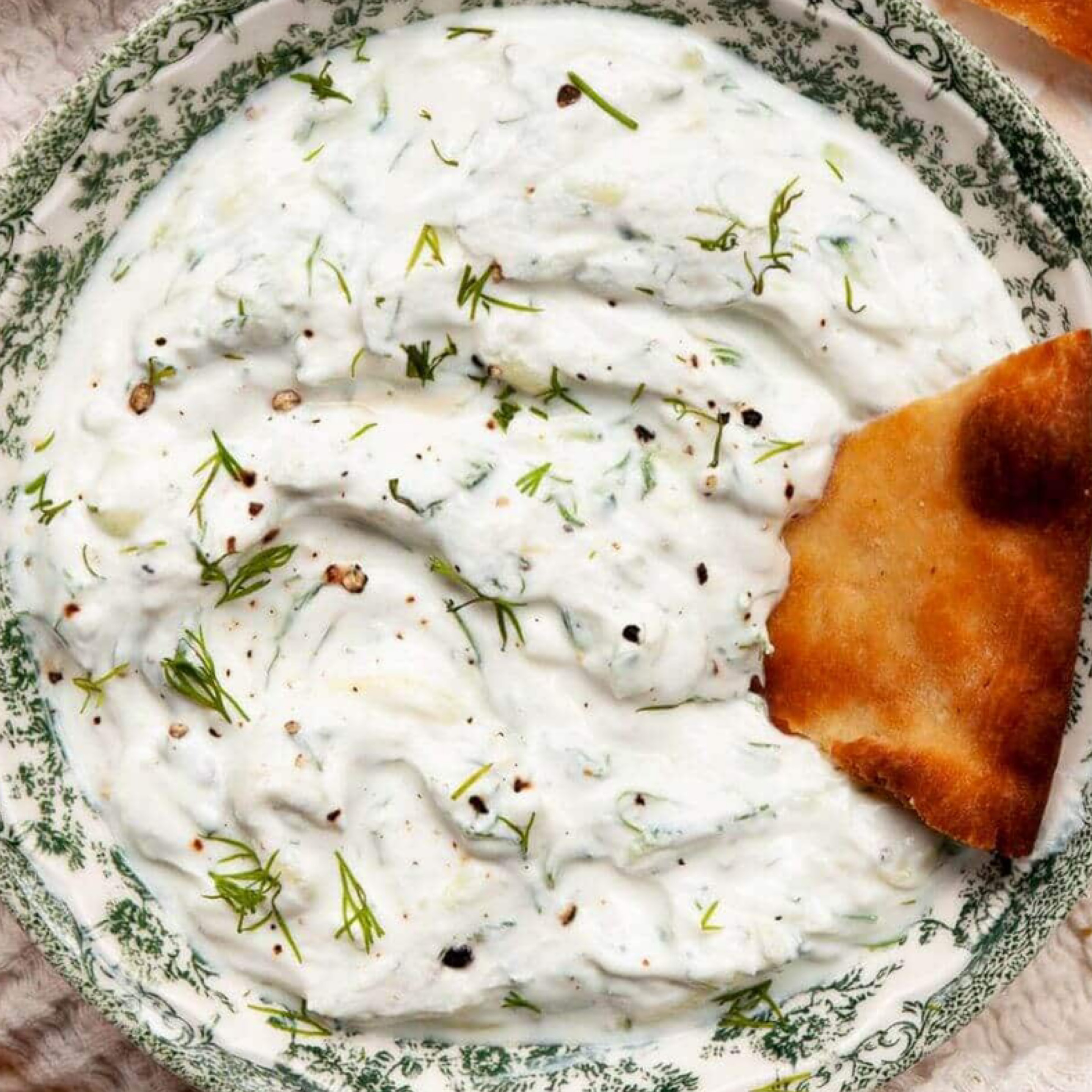 12.Yogurt and Cucumber Salad (Tzatziki).
