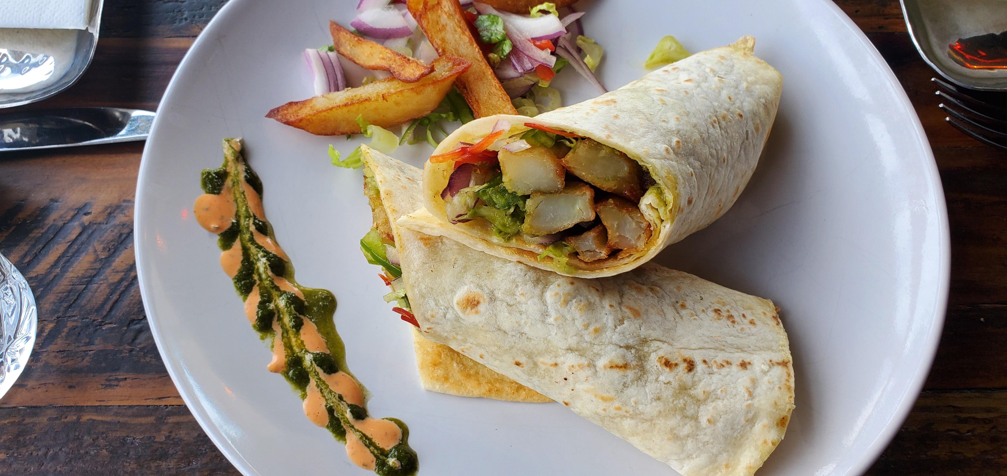 Aloo Kati Roll.