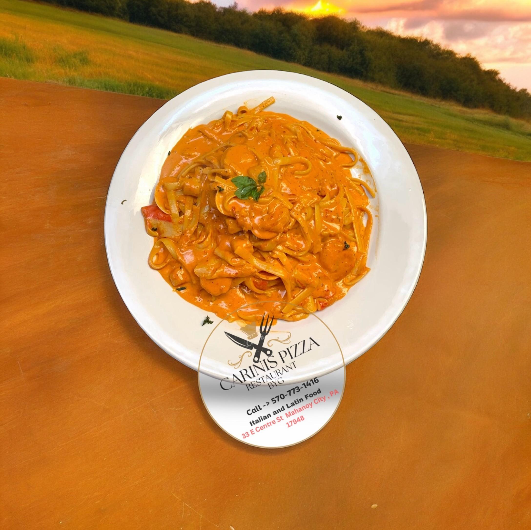 Penne Vodka Sauce.