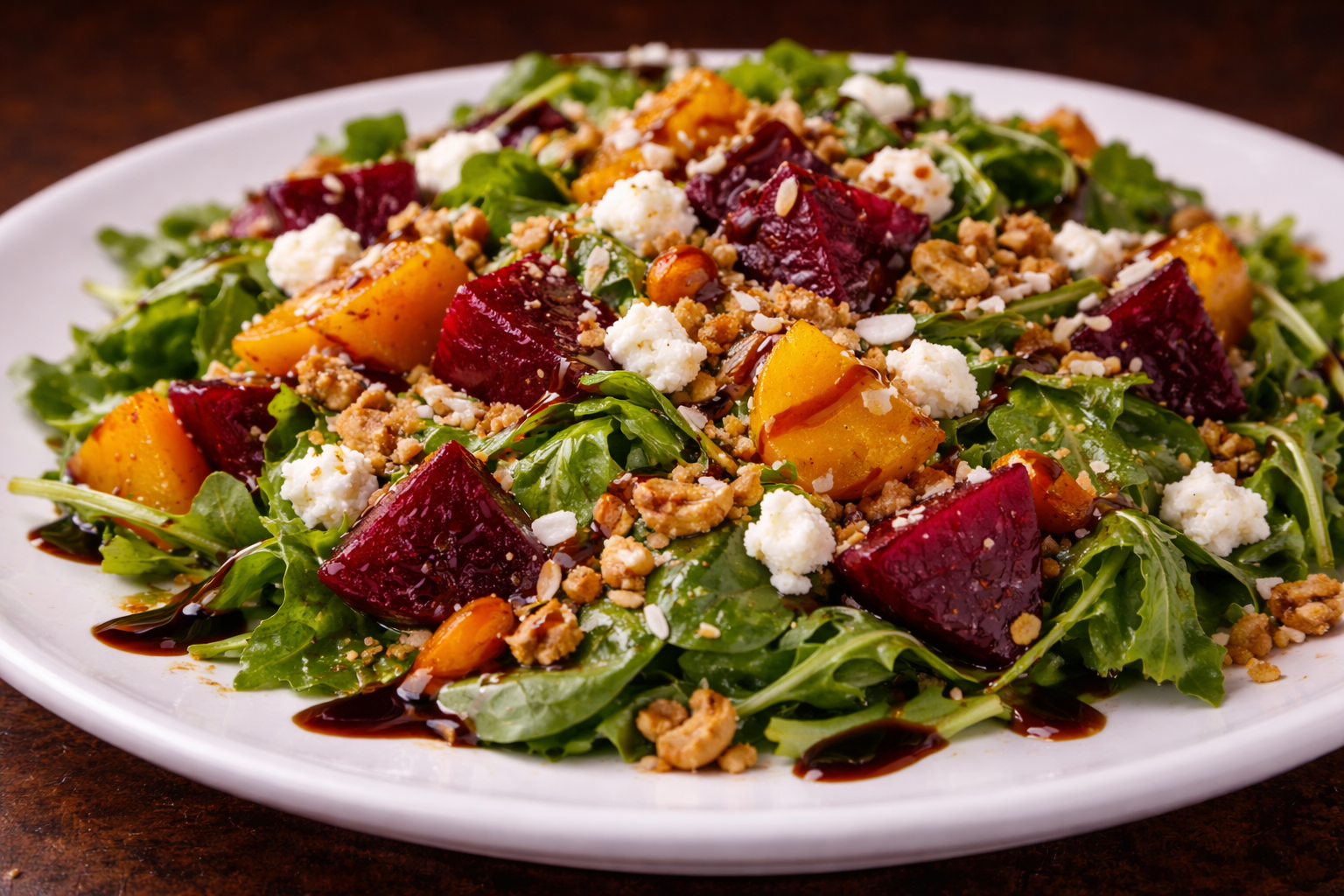 Beet and Goat Cheese Salad.