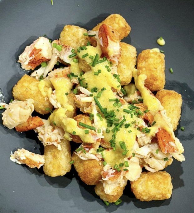 Loaded Lobster Tots.