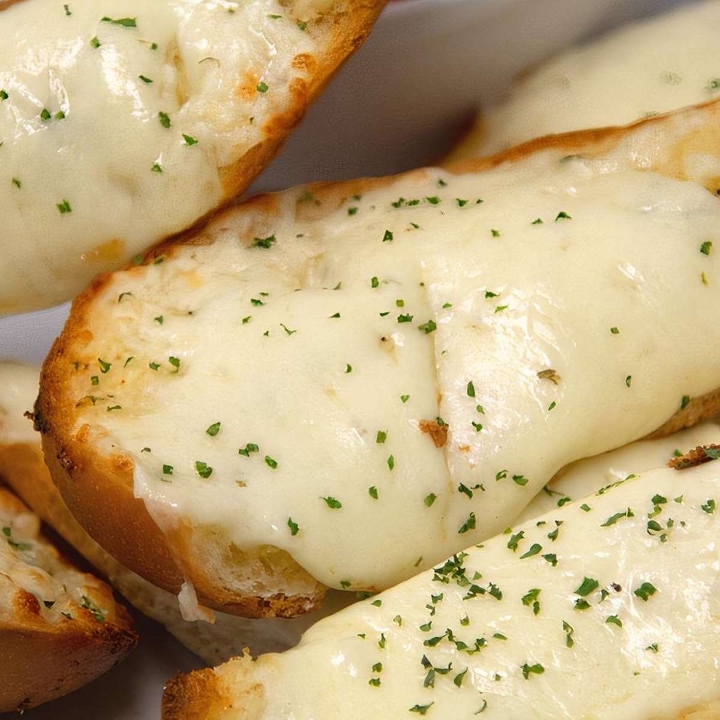 Garlic Bread W/ Mozzarella Cheese.