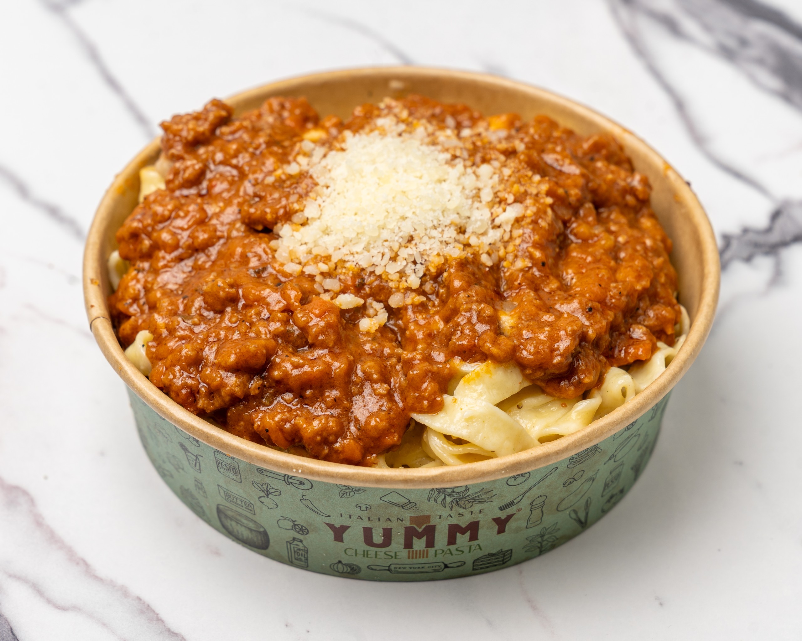 Pasta + Beef Bolognese.