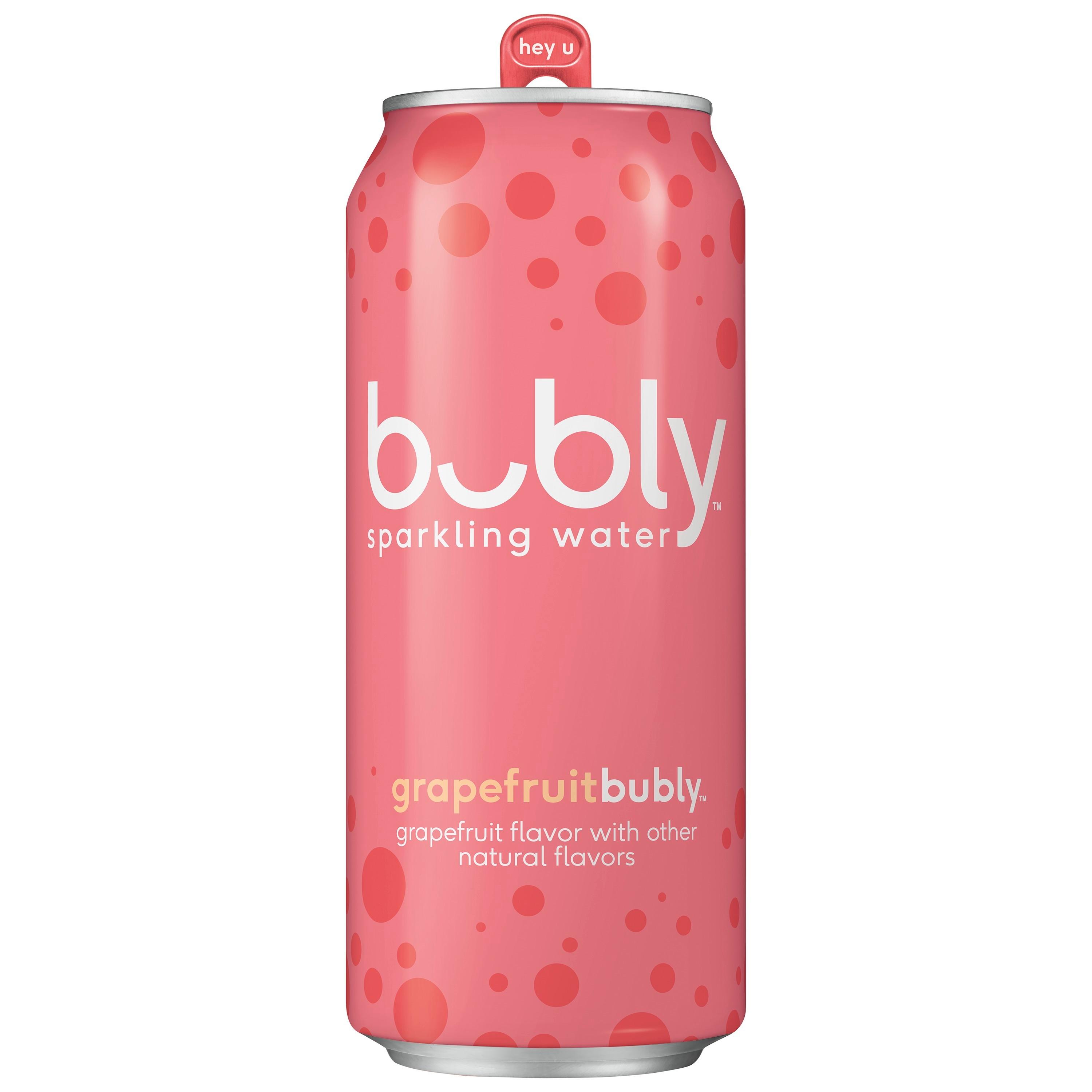 Bubly Grapefruit 16oz Can.