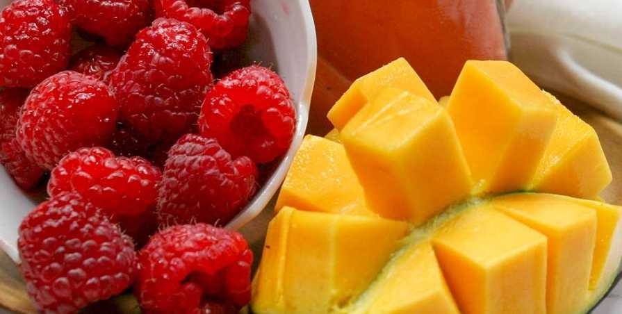 Raspberry Mango Tea.