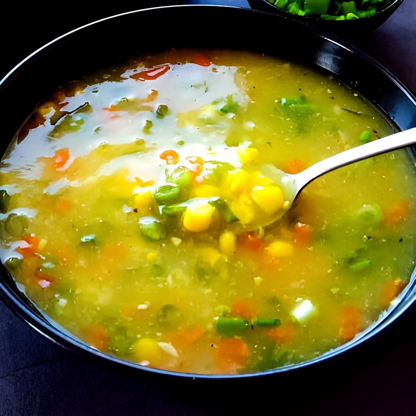 Veg Corn Soup (16 0z).
