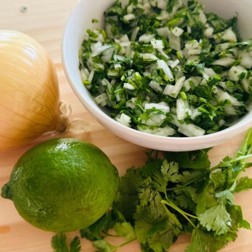 S/Onions, Cilantro & Lime.