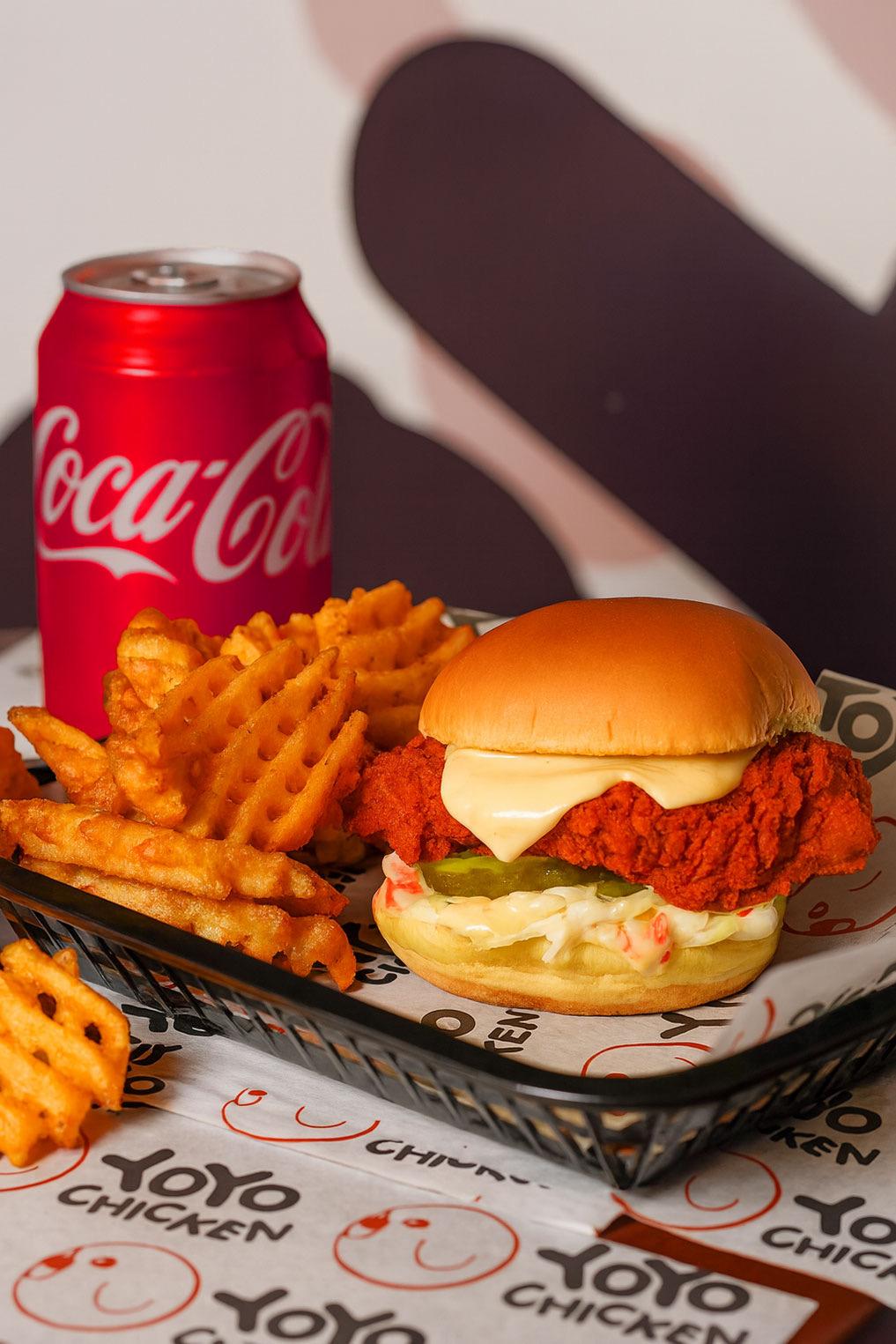 YoYo Chicken Sandwich Combo.