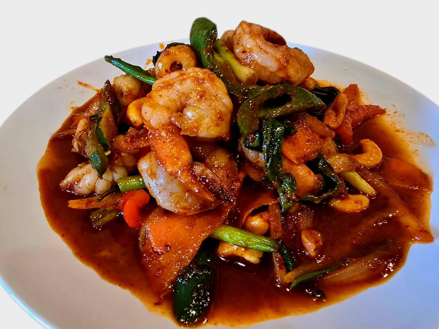 Pad Chili Paste ผัดน้ำพริกเผา.