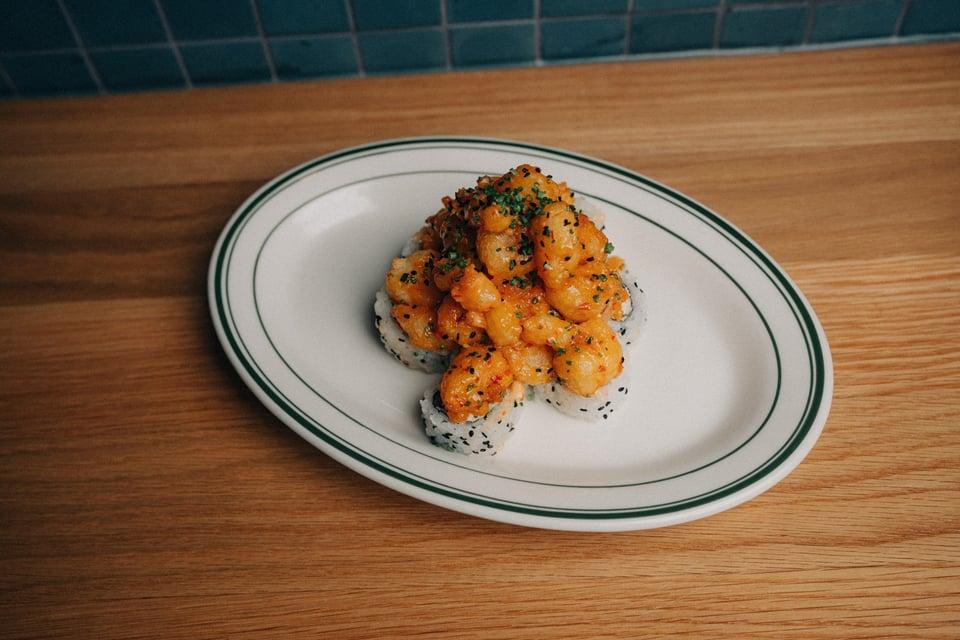 Dynamite Shrimp Roll.