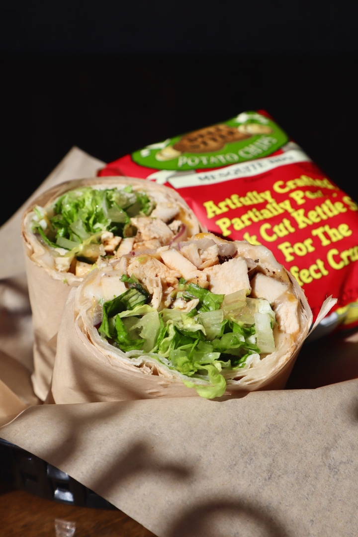 Ol’ Western BBQ Chicken Wrap.