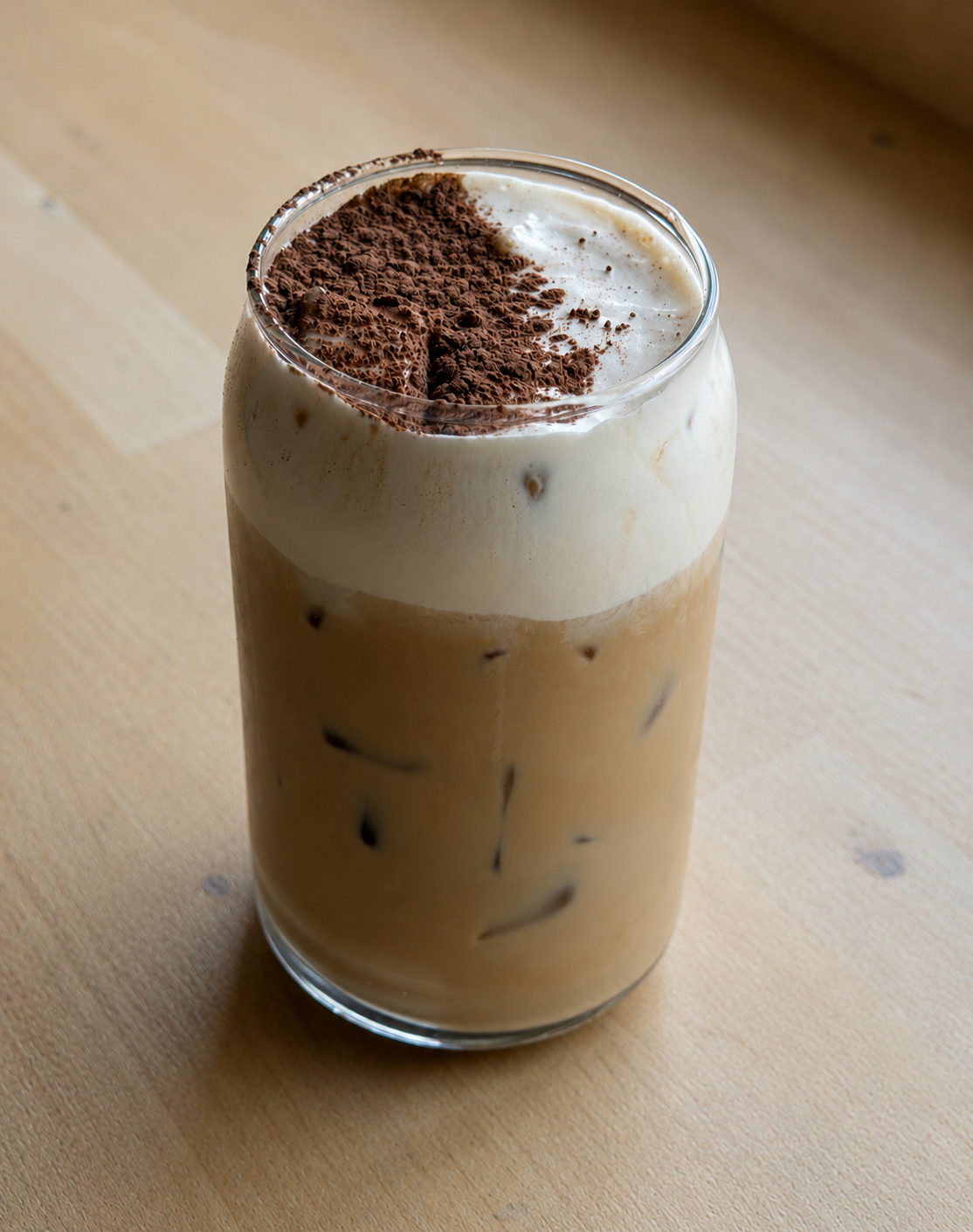 Iced Einspänner Latte.