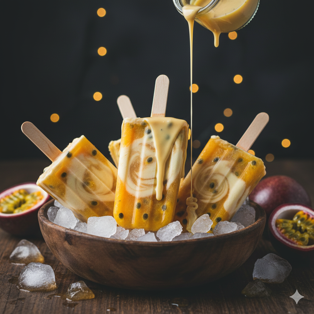 Paleta Maracuya c/ Leche.