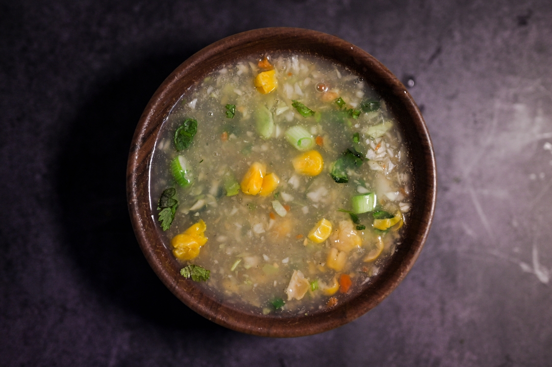 Sweet Corn Soup/Veg.