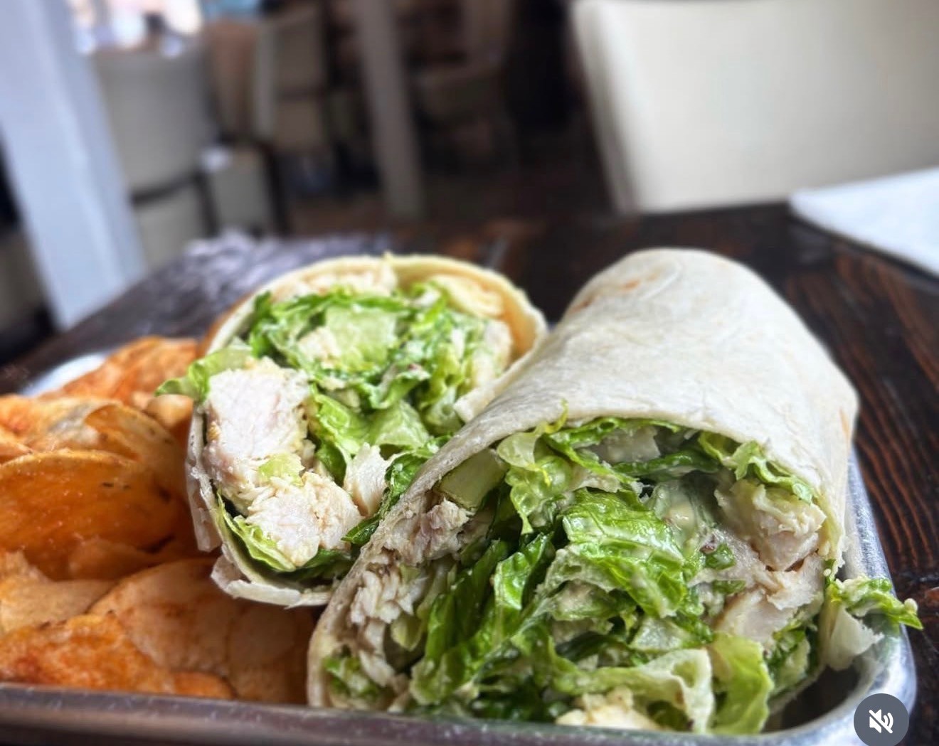 Chicken Caesar Wrap.