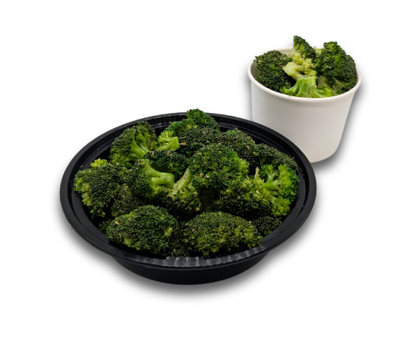 Steamed Broccoli.