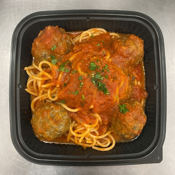 Spaghetti Sausage Dinner.