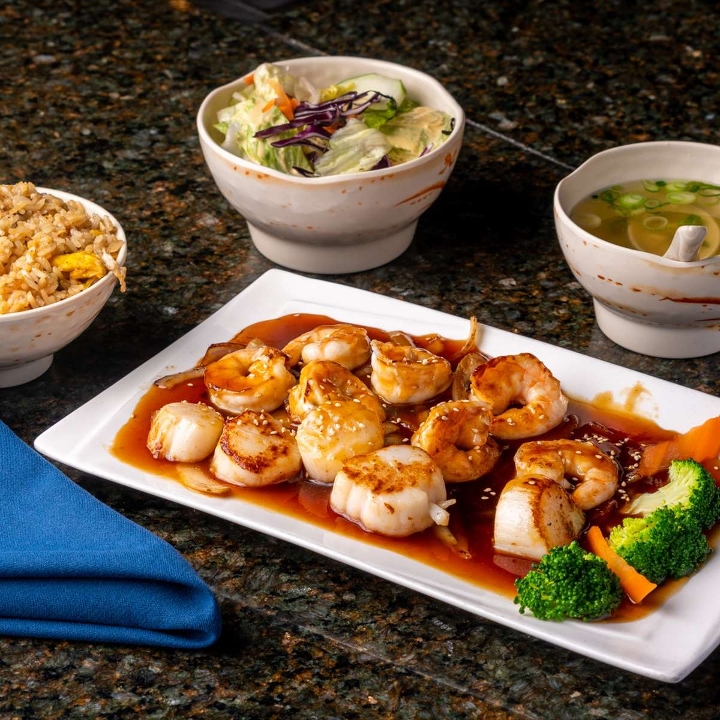 Shrimp & Scallop Hibachi.