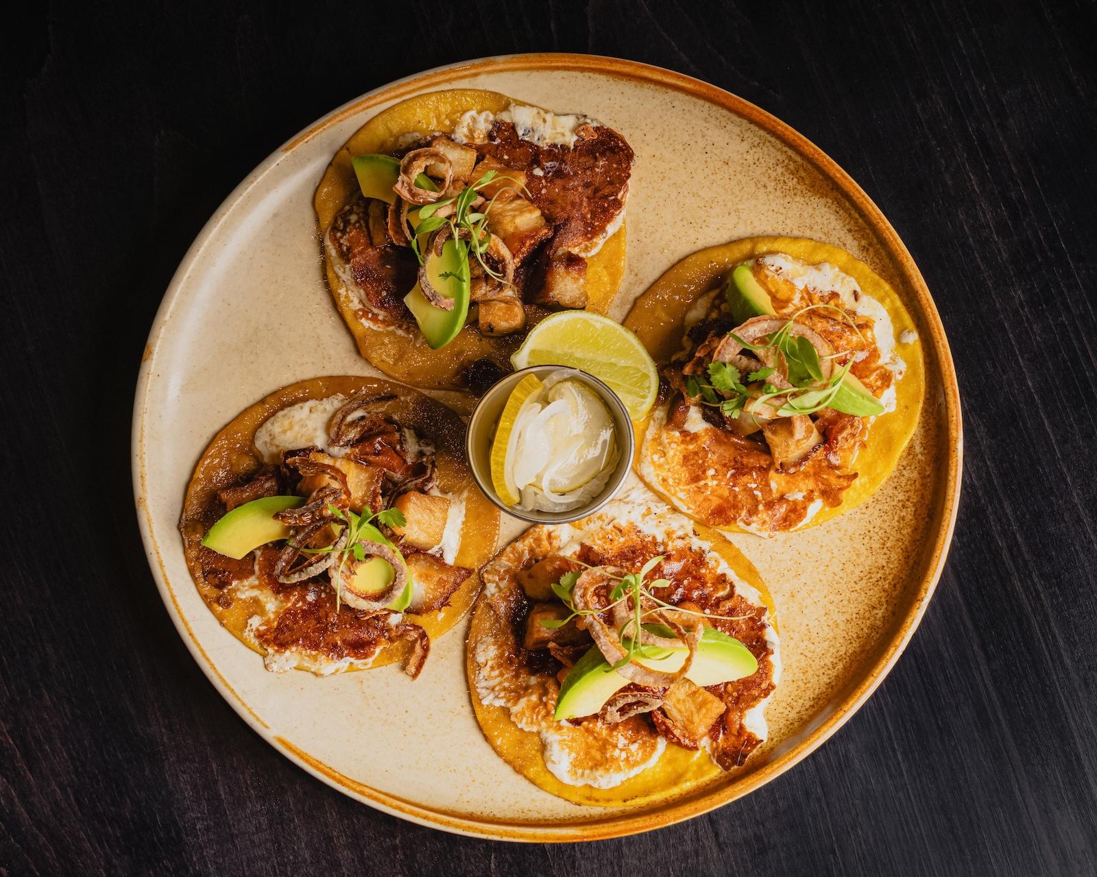 Pork Belly Tacos.