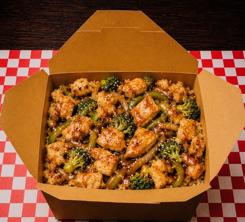 Teriyaki Chicken Rice Bowl.