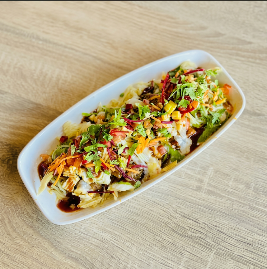 Aloo Tikki Chaat.