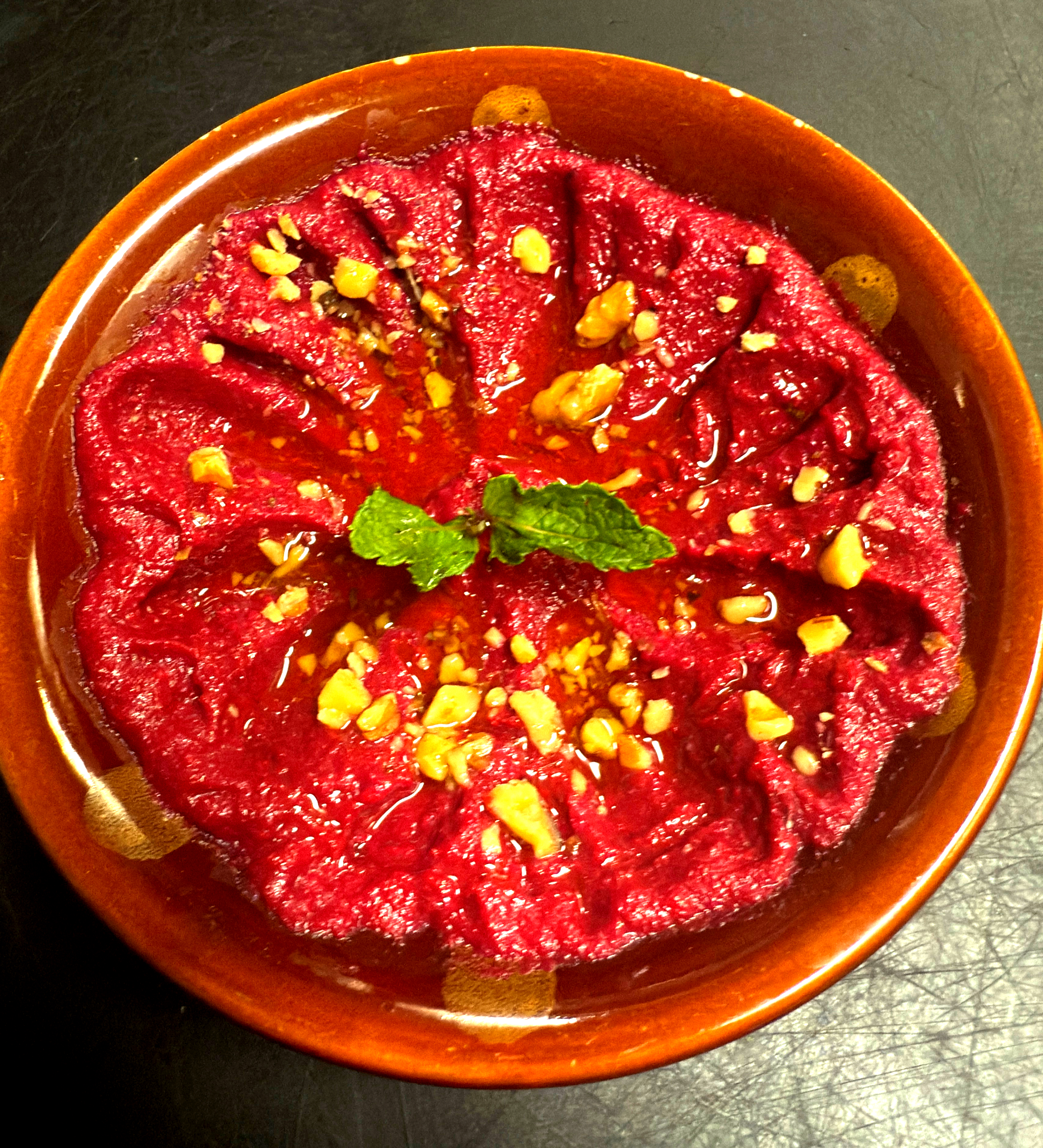 Beets Baba Ganoush.