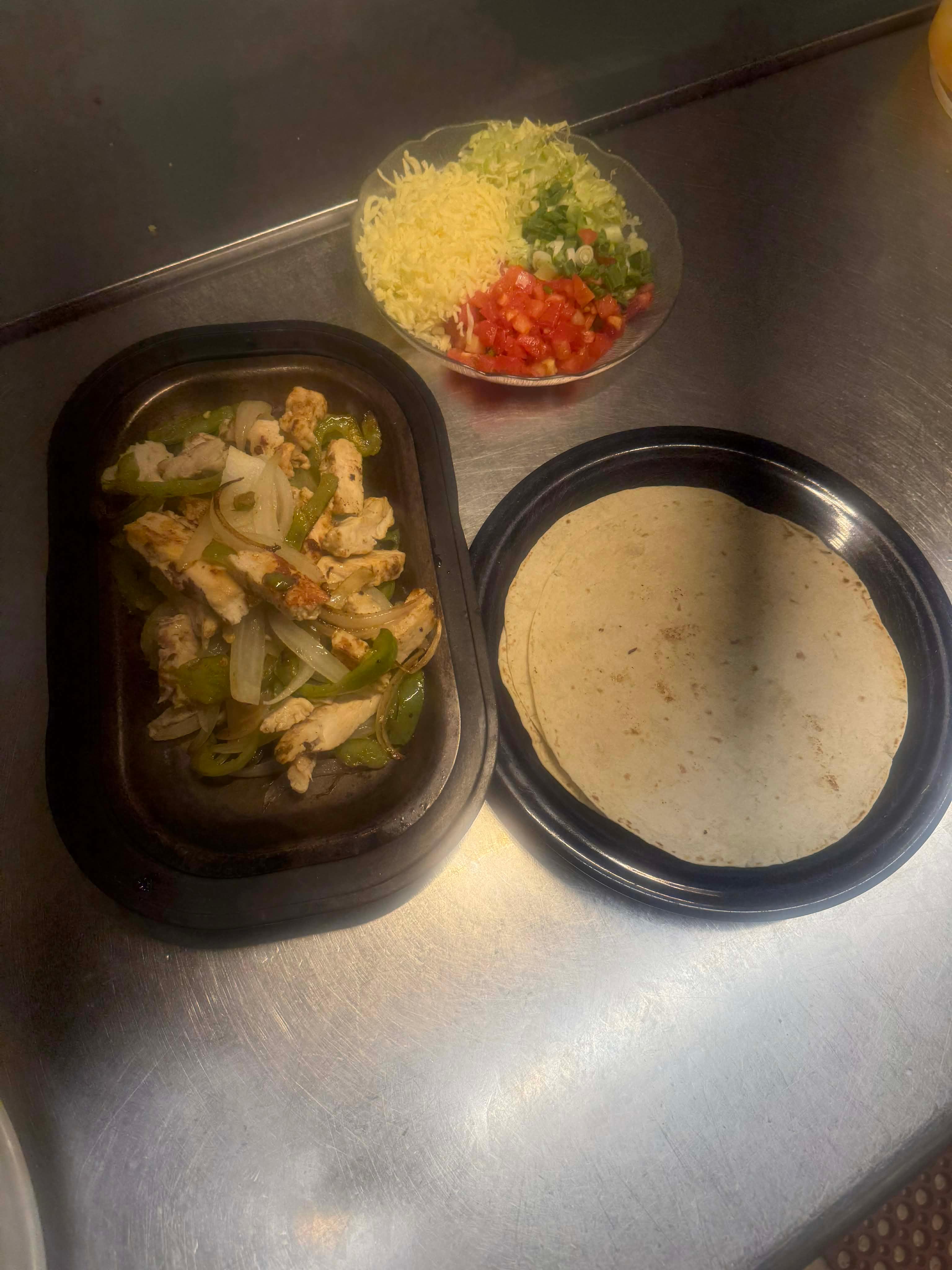 Chicken Fajita's.