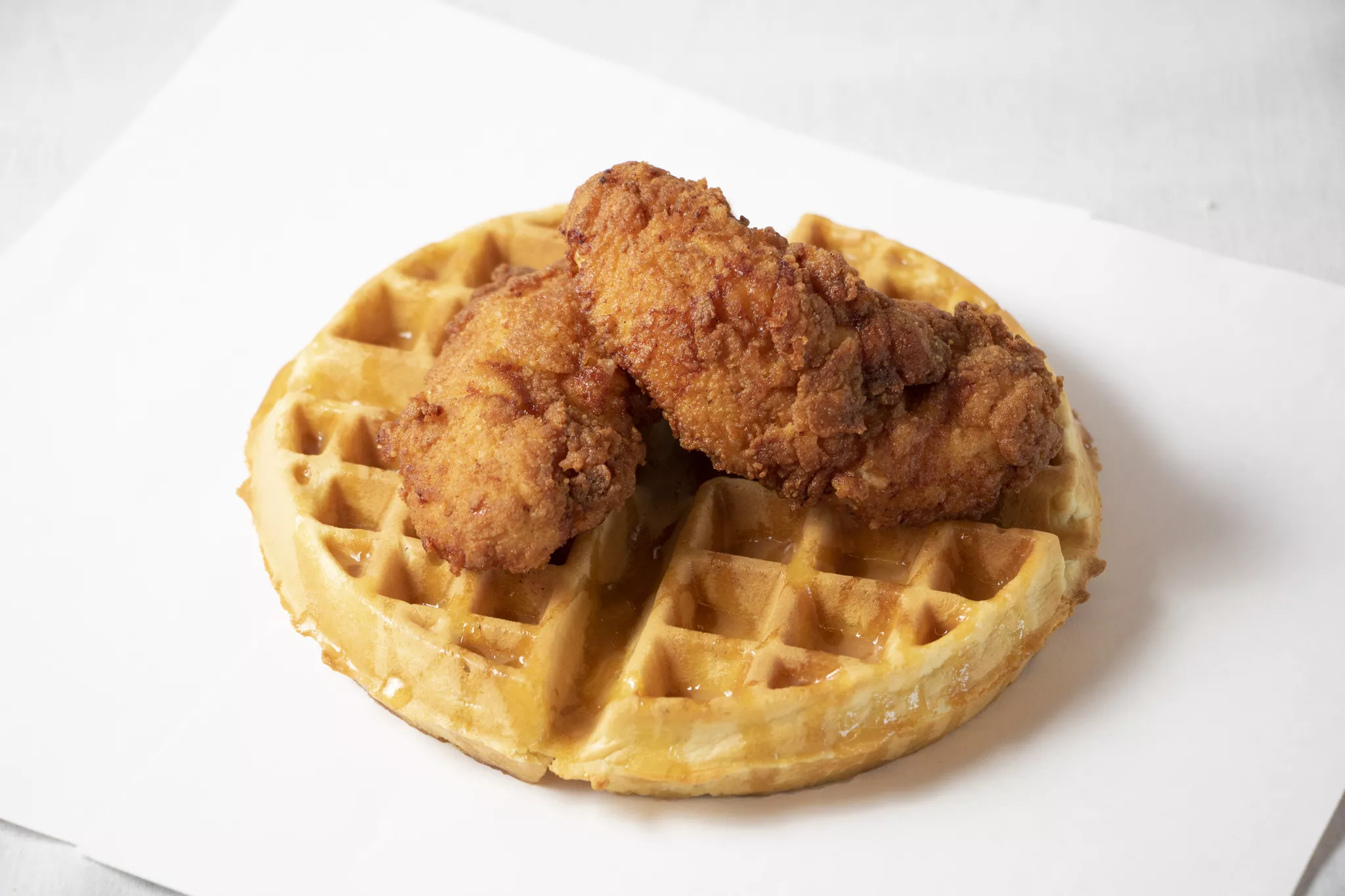 6 Tenders & 3 Waffles.