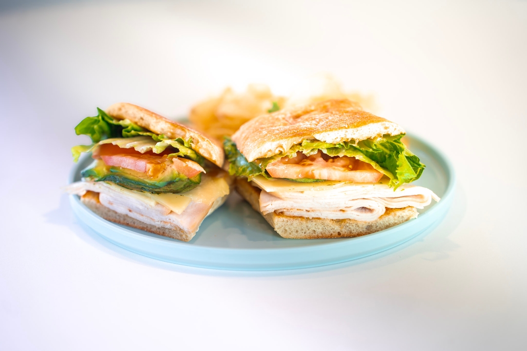 Turkey Avocado Sandwich.