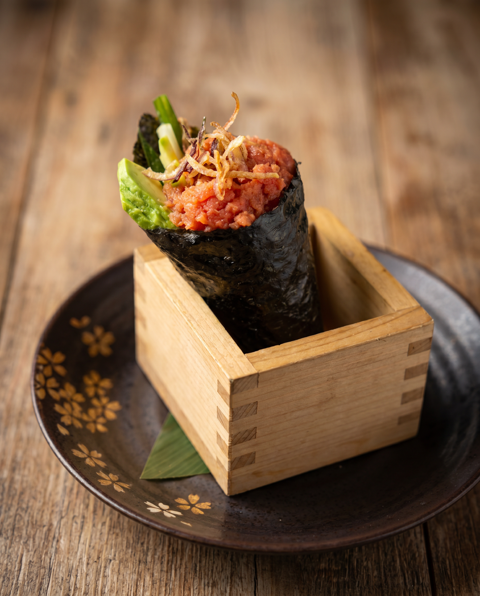 Spicy Tuna Handroll.
