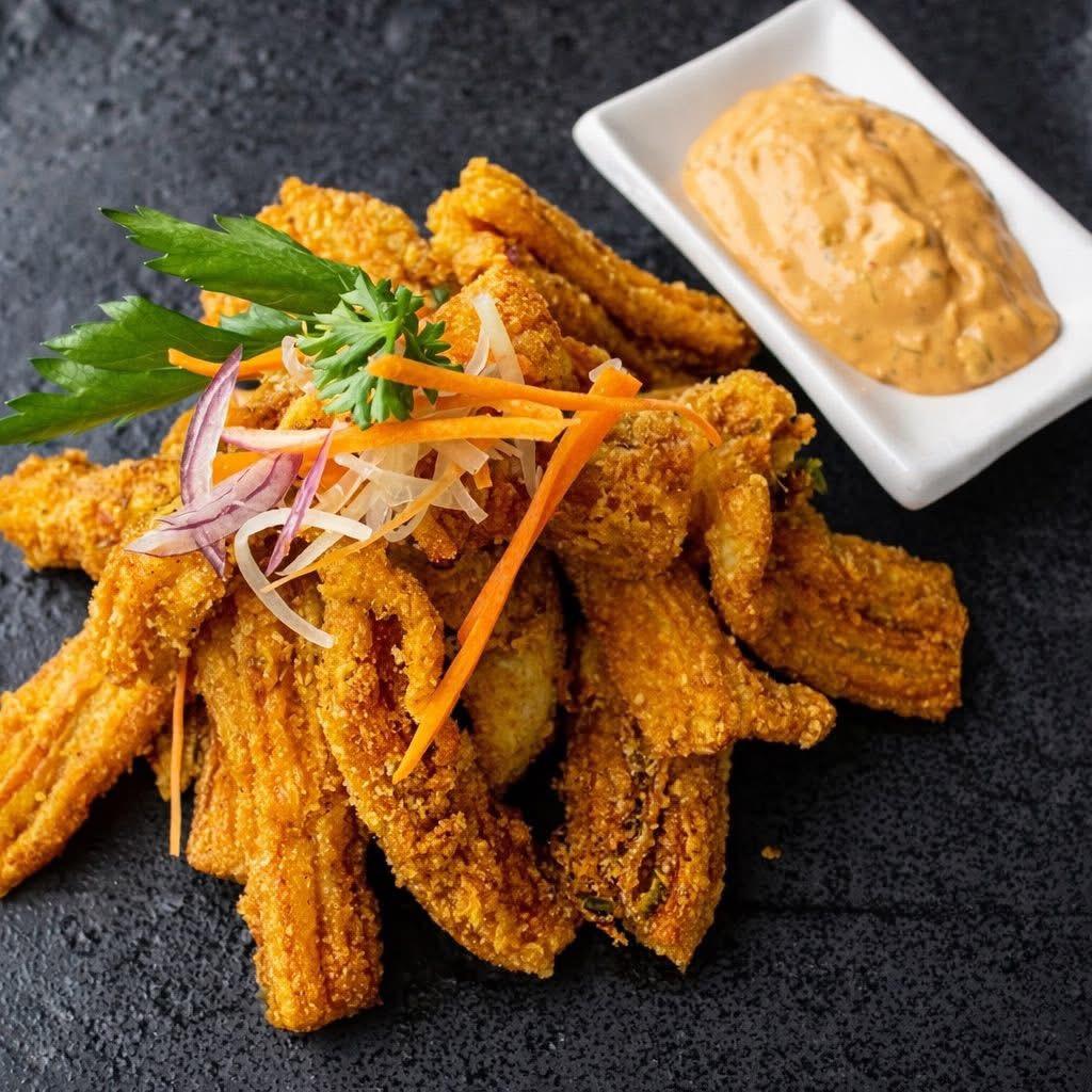 Calamari Strip Stir-fry.