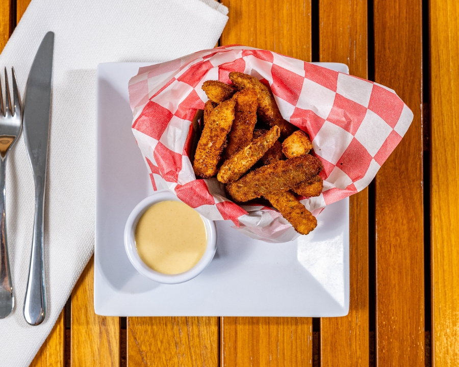 Fried Zucchini Stix.