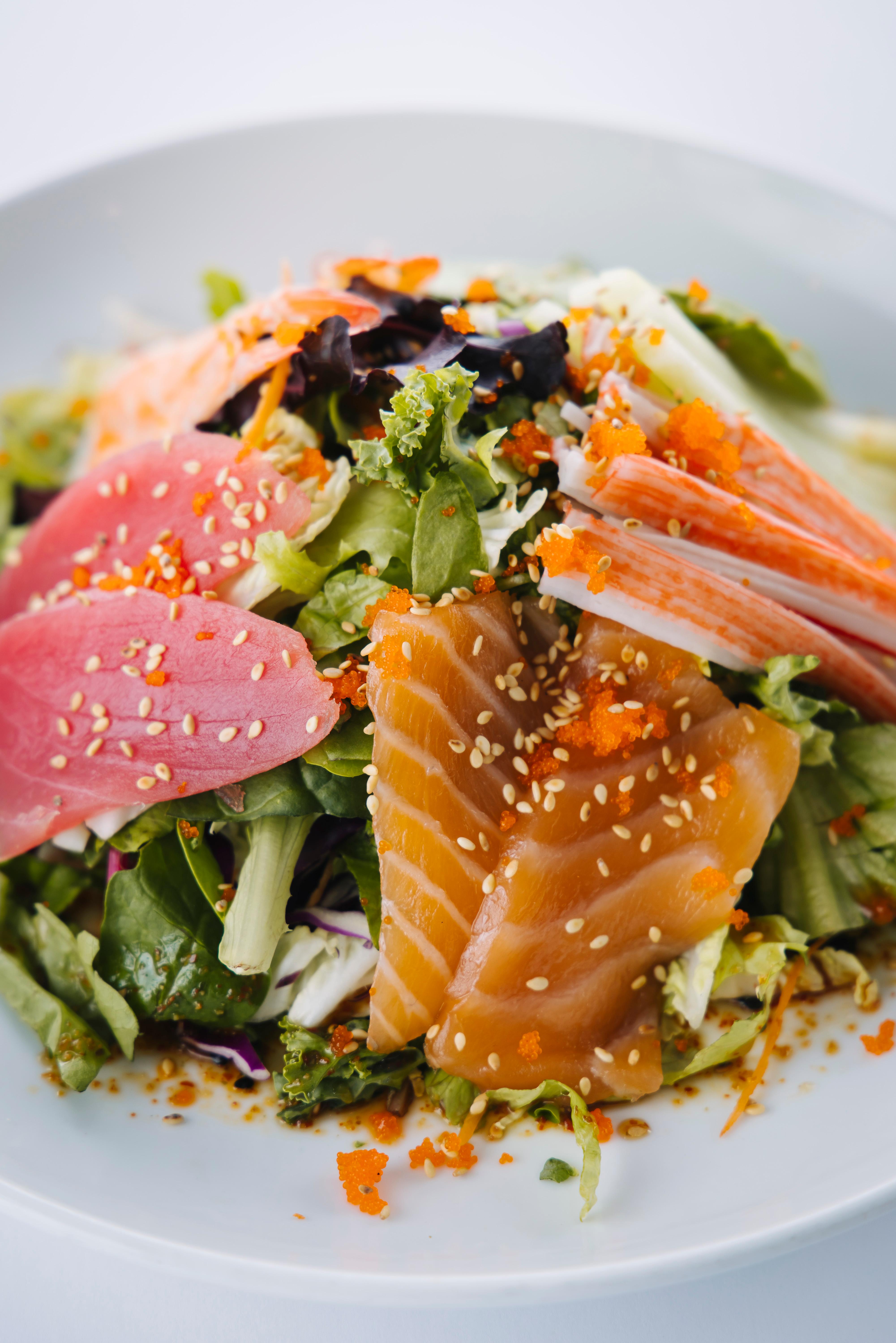 Sashimi Salad.