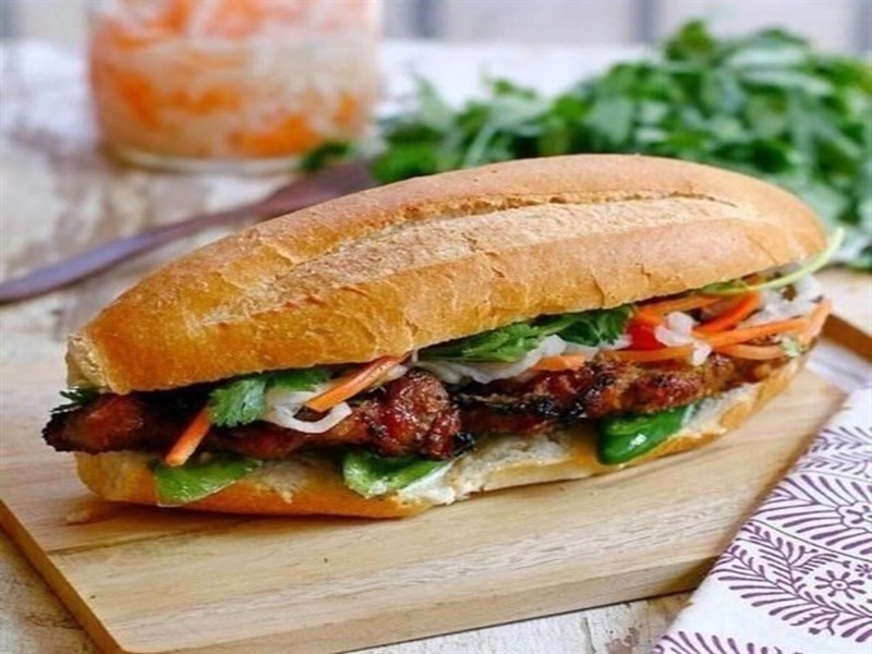 Grilled Beef Banh Mi.