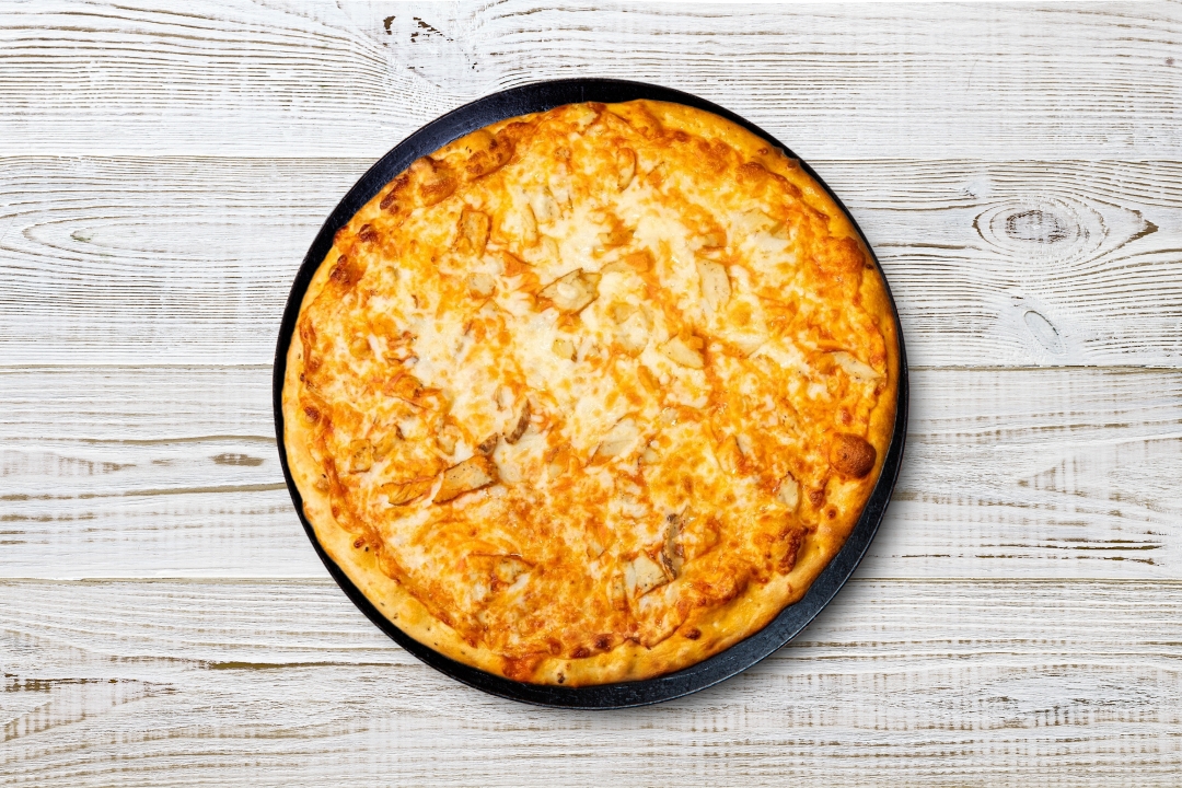 Small Buffalo Chicken Pizza.