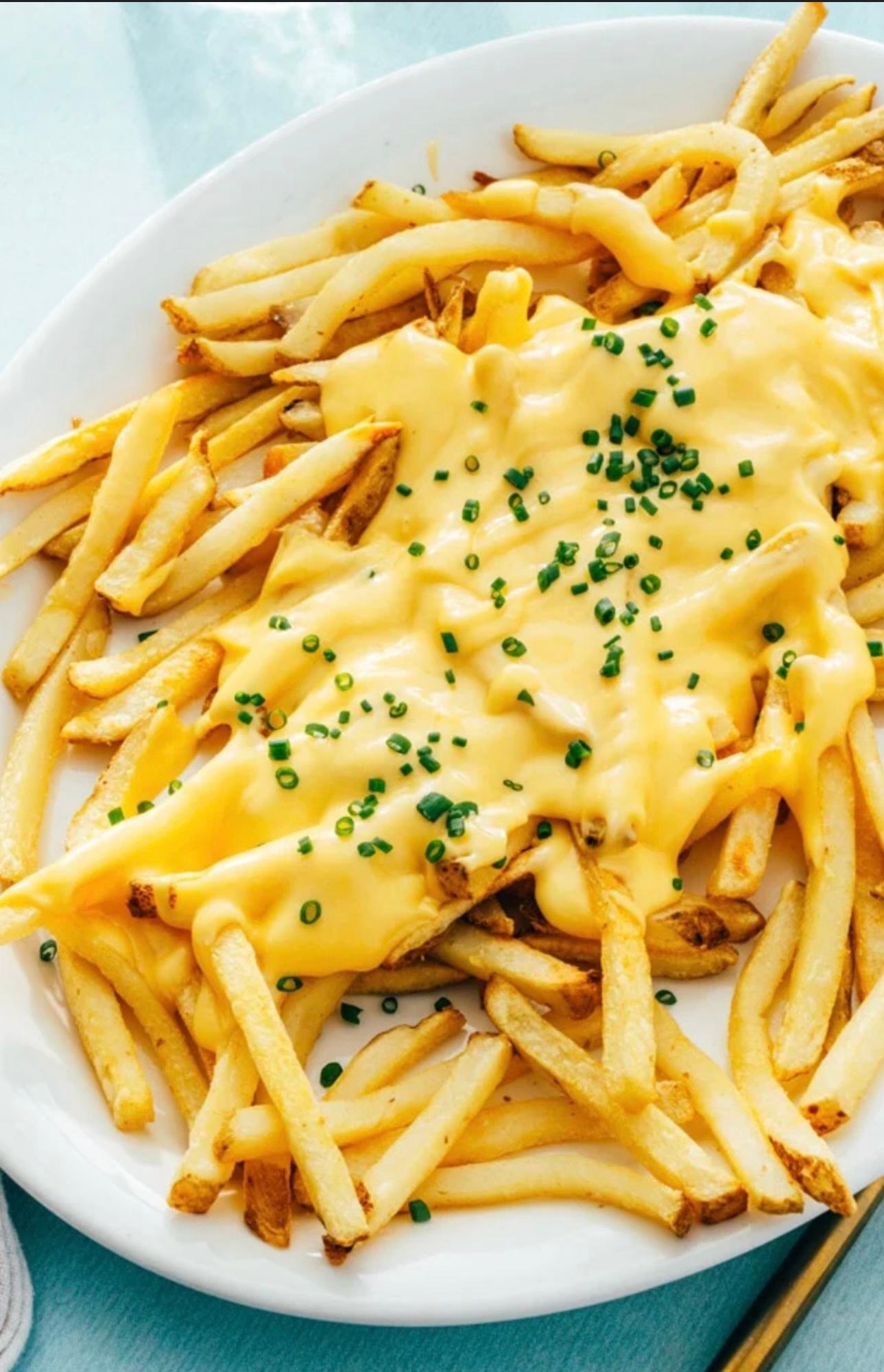 CHEESE FRIES.