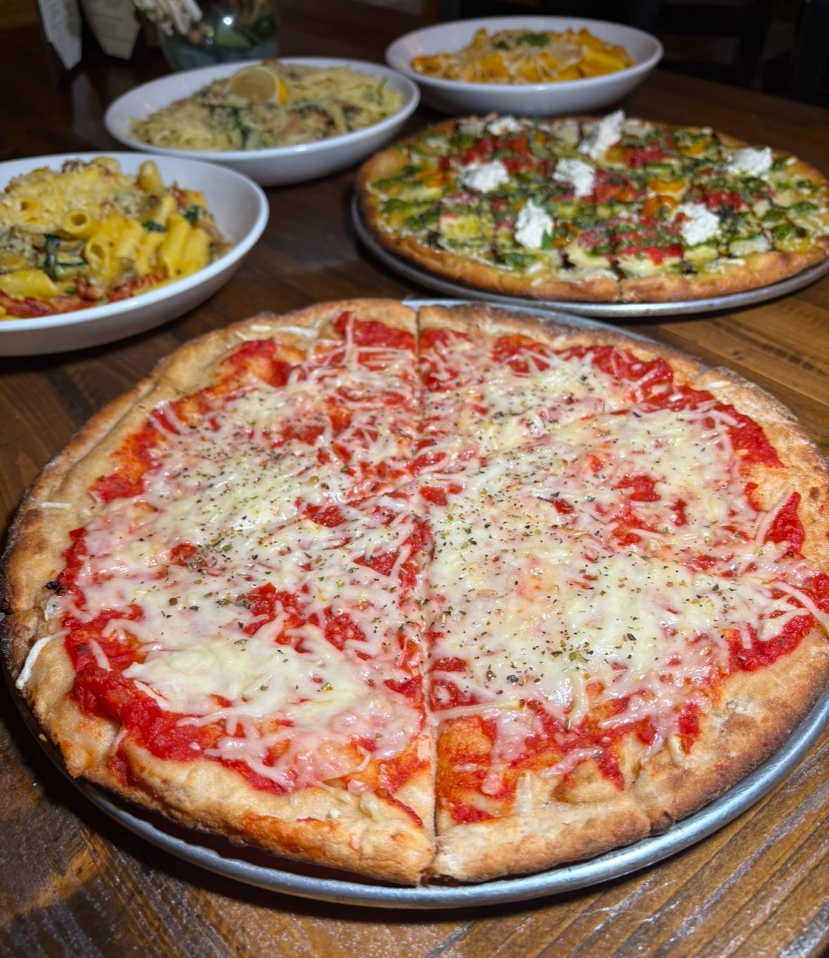 GF Gluten Free Cheese Pizza.