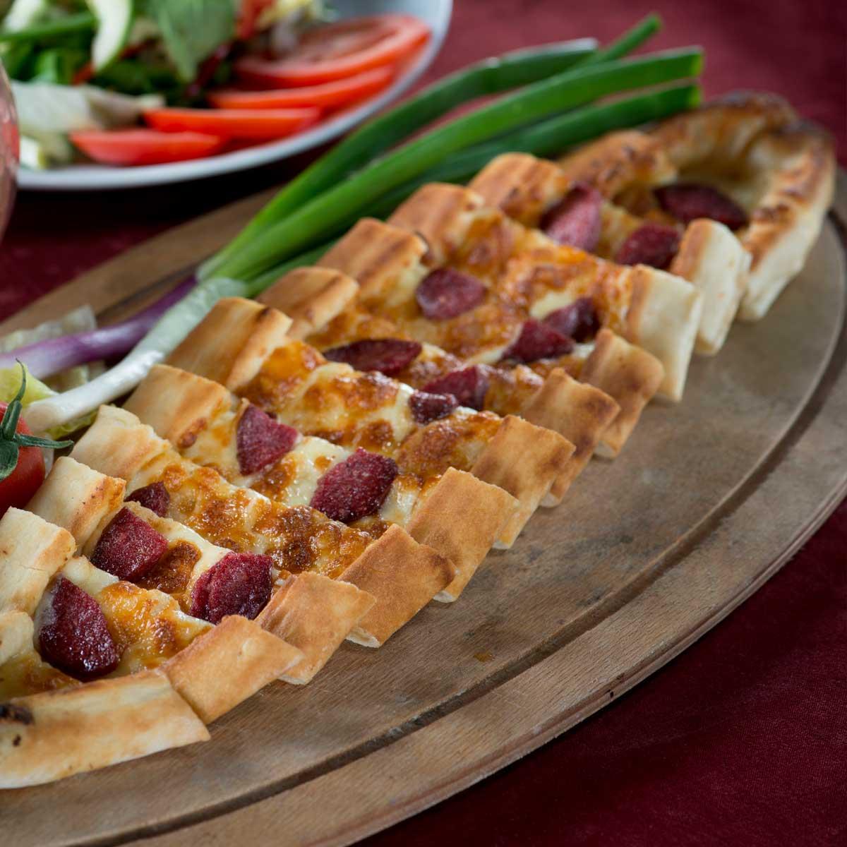 Pide with Sojouk.