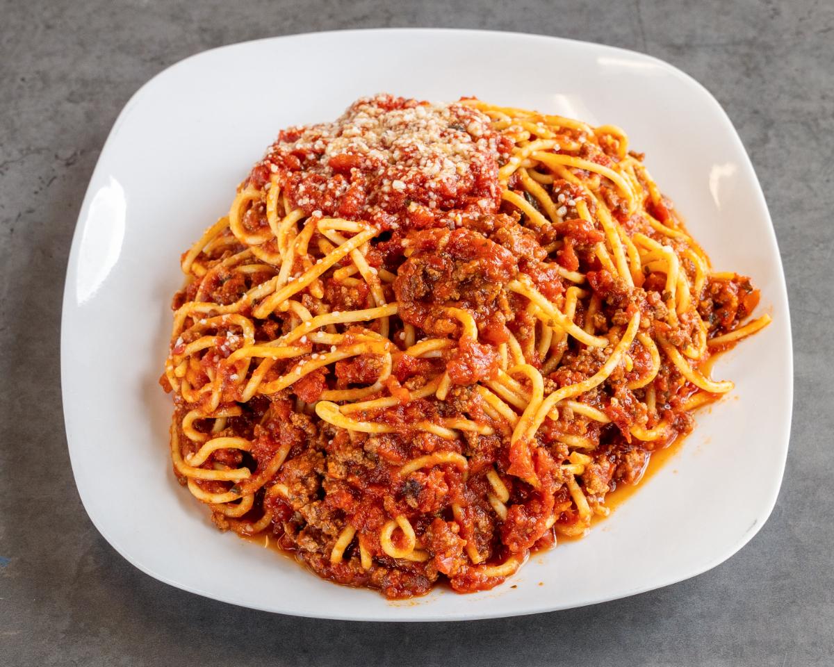 Spaghetti with Meat Sauce.