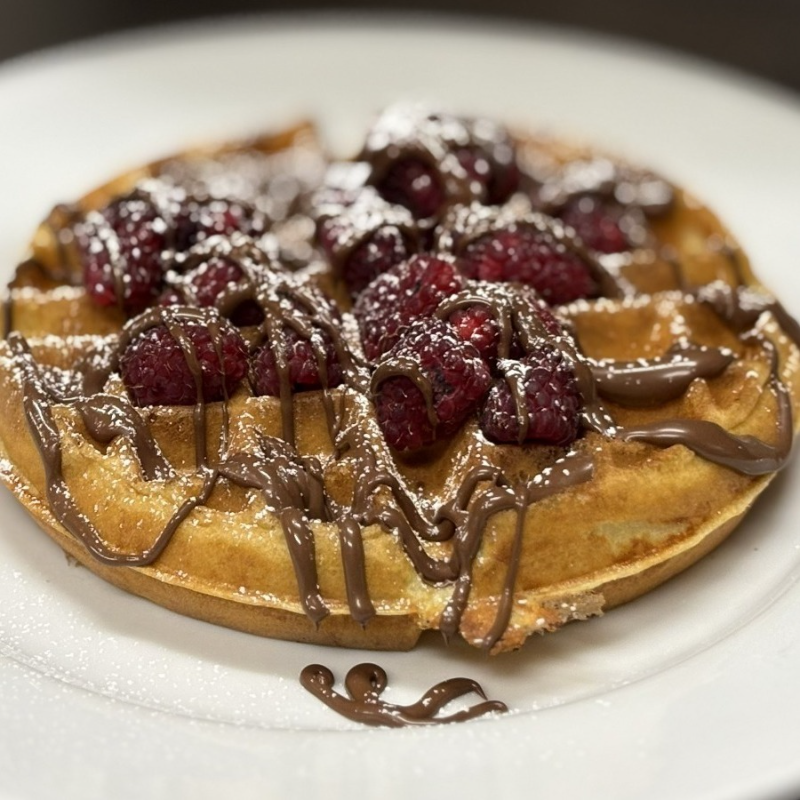 Nutella Rasp. Bliss Waffle.