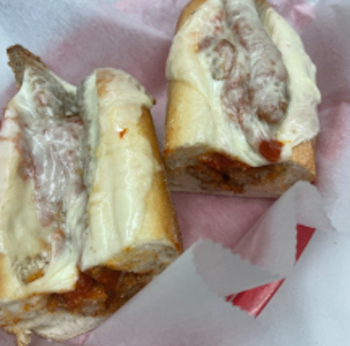 9" Veal Parmesan Grinder.