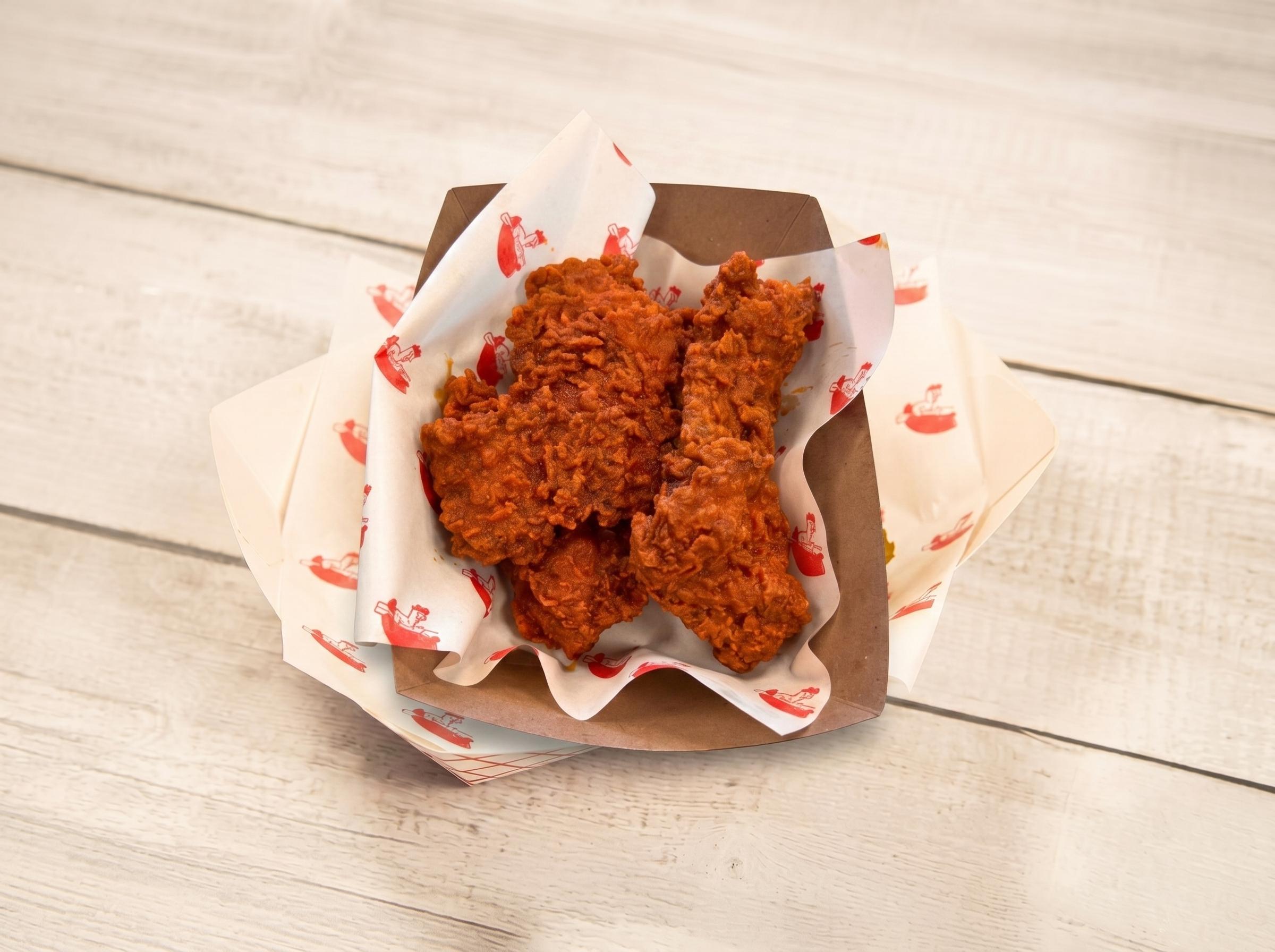 Spicy Baby Chicken Fingers.